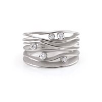 Anello Annamaria Cammilli Donna Dune in Oro Diamante 0.28 Ct GAN0914W-13 - GAN0914W-16
